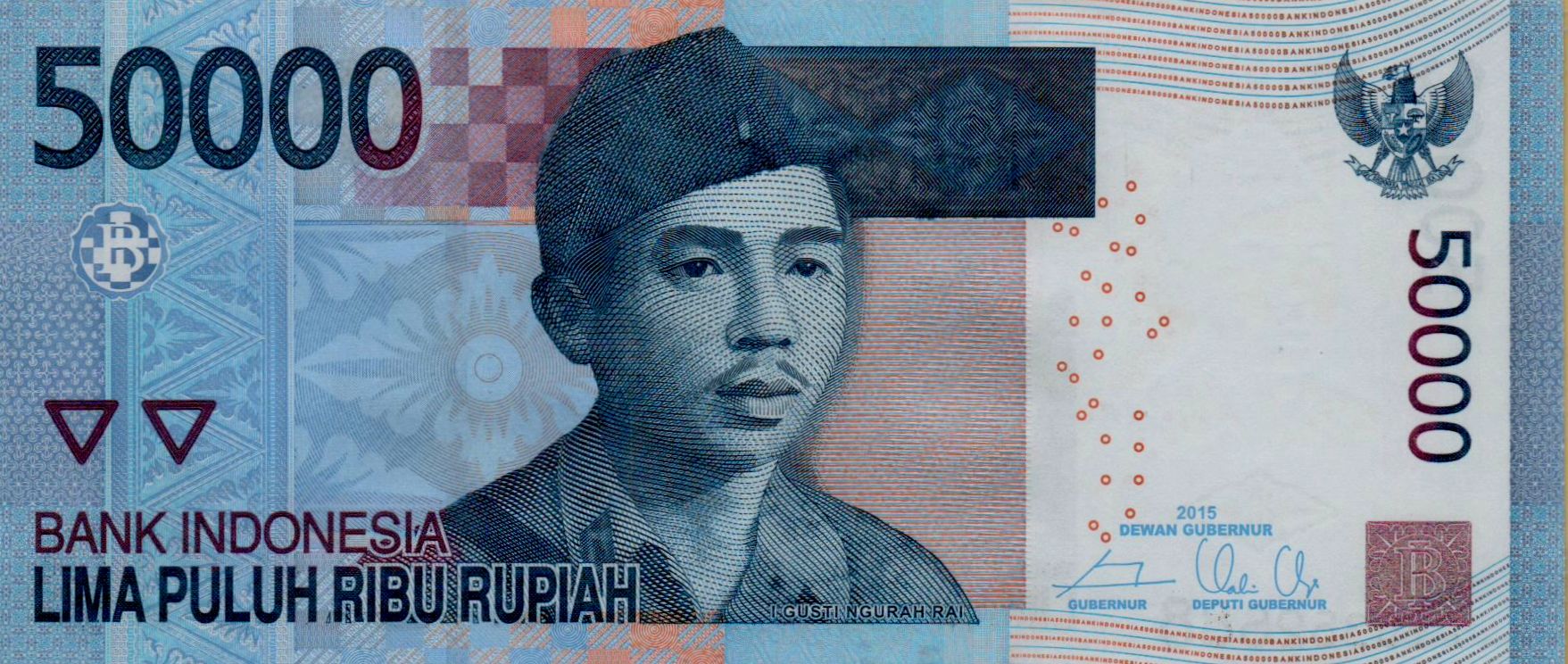 Indonesia 50000 2015 UNC P-152/f